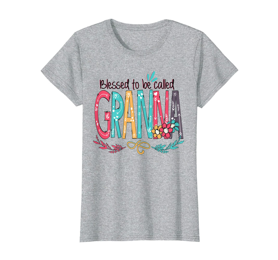Funny shirts V-neck Tank top Hoodie sweatshirt usa uk au ca gifts for Womens Blessed to be called Granna Colorful gifts-Grandma tee 1392666