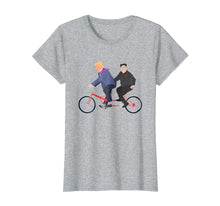 Load image into Gallery viewer, Funny shirts V-neck Tank top Hoodie sweatshirt usa uk au ca gifts for Trump and Kim Jong Un Tandem Bike Funny T-Shirt 1903911
