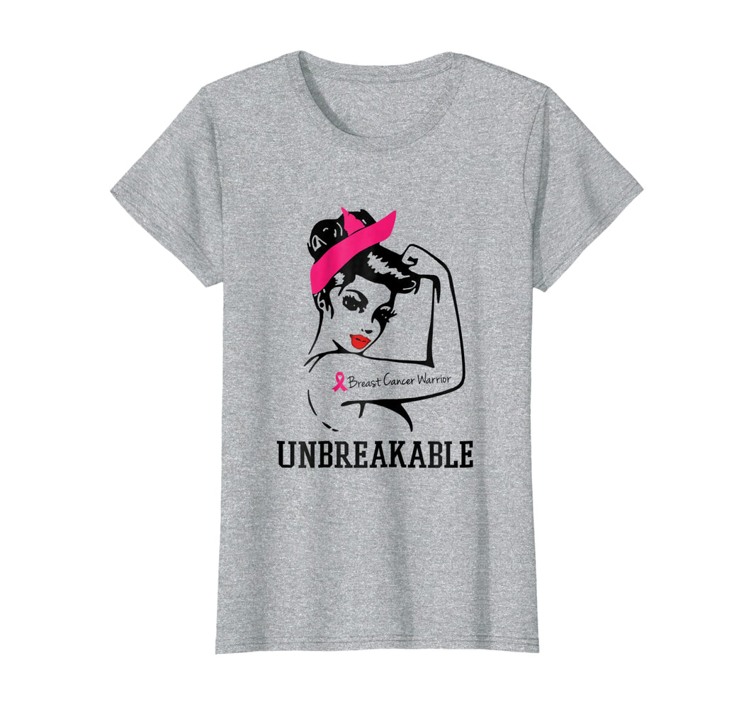 Breast Cancer Warrior Unbreakable T-Shirt