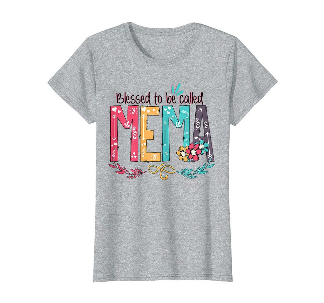 Funny shirts V-neck Tank top Hoodie sweatshirt usa uk au ca gifts for Womens Blessed to be called MeMa Colorful gifts-Grandma tee 622904