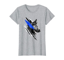 Load image into Gallery viewer, Funny shirts V-neck Tank top Hoodie sweatshirt usa uk au ca gifts for Thin Blue Line K9 T-Shirt 1518053
