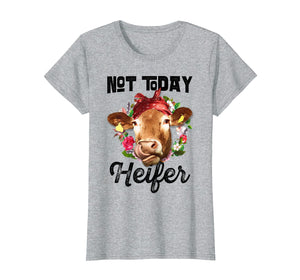 Funny shirts V-neck Tank top Hoodie sweatshirt usa uk au ca gifts for Womens Not today Heifer Shirt Cow Cute Famer T Shirt 2415578