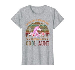 Funny shirts V-neck Tank top Hoodie sweatshirt usa uk au ca gifts for I'm not a Regular Aunt I'm a Cool Aunt Auntie unicorn tshirt T-Shirt 1170862