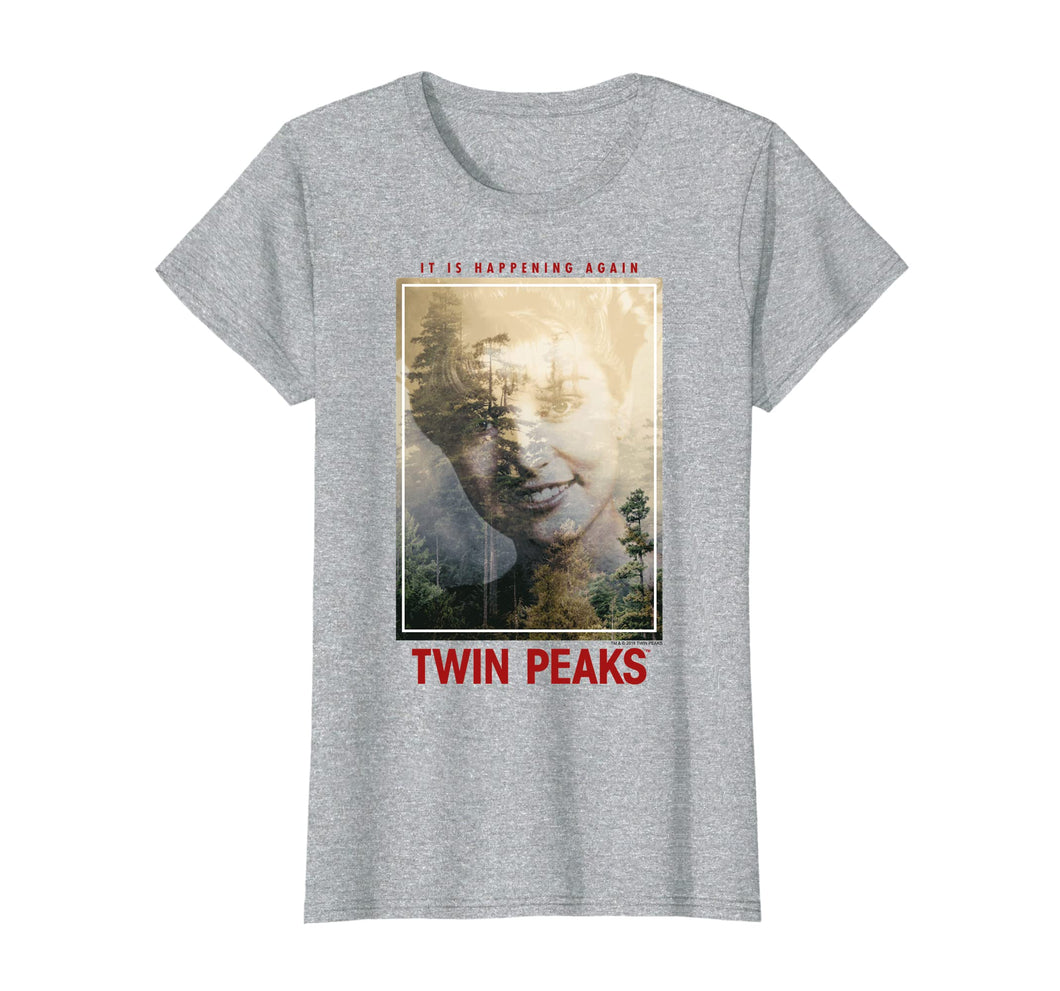 Funny shirts V-neck Tank top Hoodie sweatshirt usa uk au ca gifts for Twin Peaks Laura Happening Again Poster Graphic T-Shirt 2177073