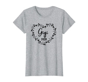 Womens Beautiful Gigi 2020, New Gigi Gift, Pregnancy Reveal Gifts T-Shirt