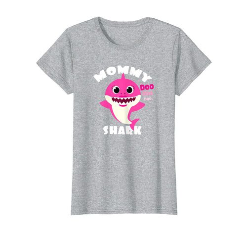 Womens Mommy Shark Gift Cute Baby Shark Design Family Set for Women T-Shirt 115309