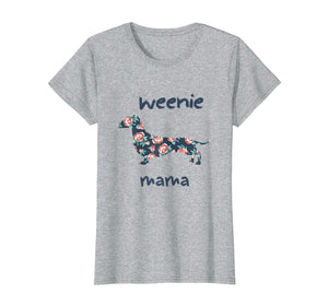 Womens weenie mama dachshund shirt gifts T-Shirt-523786