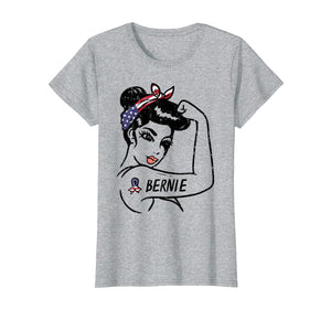 Womens Bernie Woman Unbreakable 2020 President Girls For Sanders T-Shirt-296025