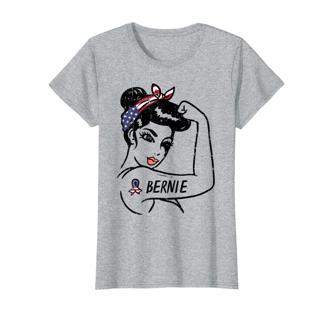 Womens Bernie Woman Unbreakable 2020 President Girls For Sanders T-Shirt-296025