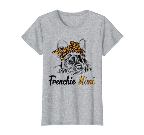 Funny shirts V-neck Tank top Hoodie sweatshirt usa uk au ca gifts for Cute French Bulldog Costume Frenchie Mimi Gifts Leopard Skin T-Shirt 1196220